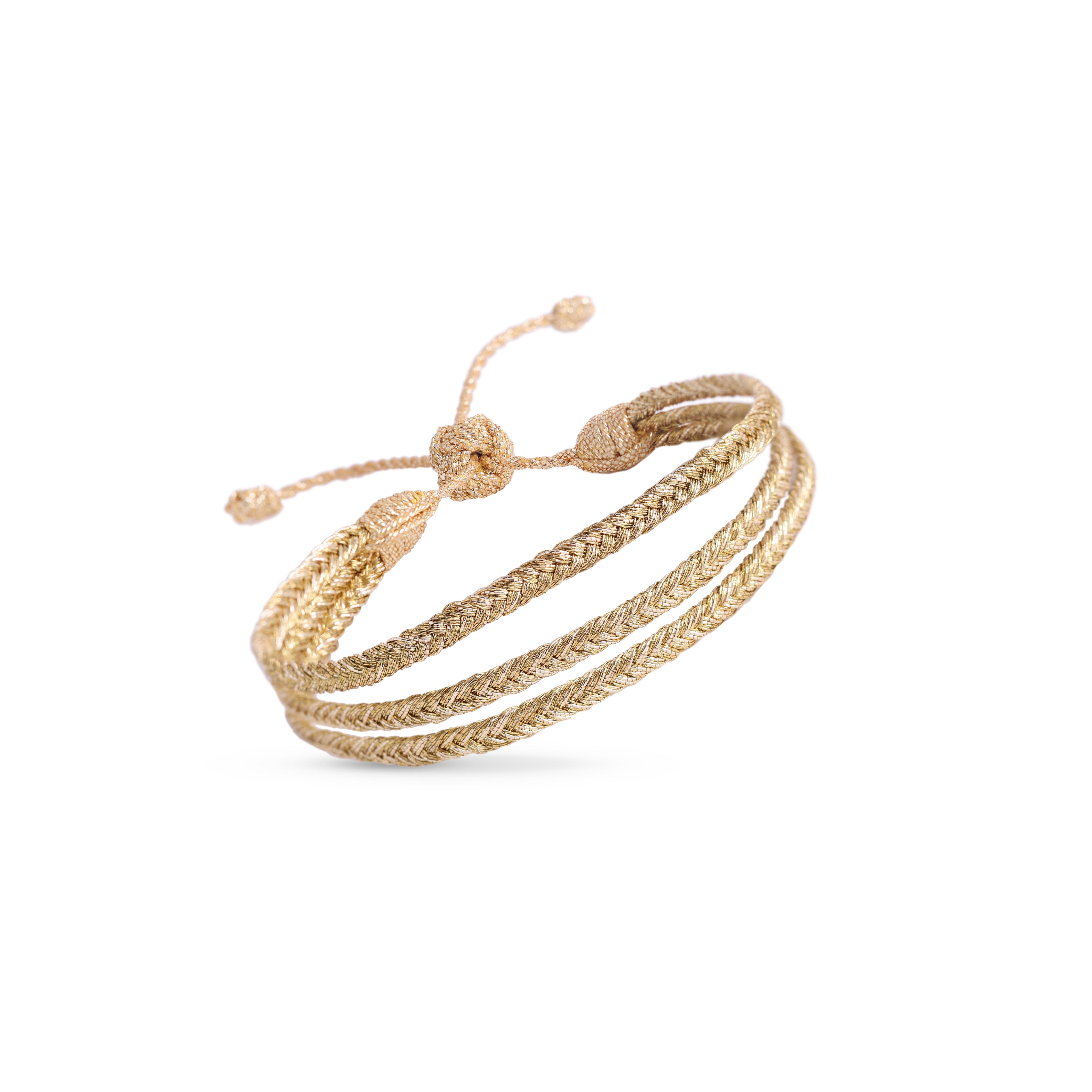 Triple Mini Eya n°1 Bracelet in Gold Ginger