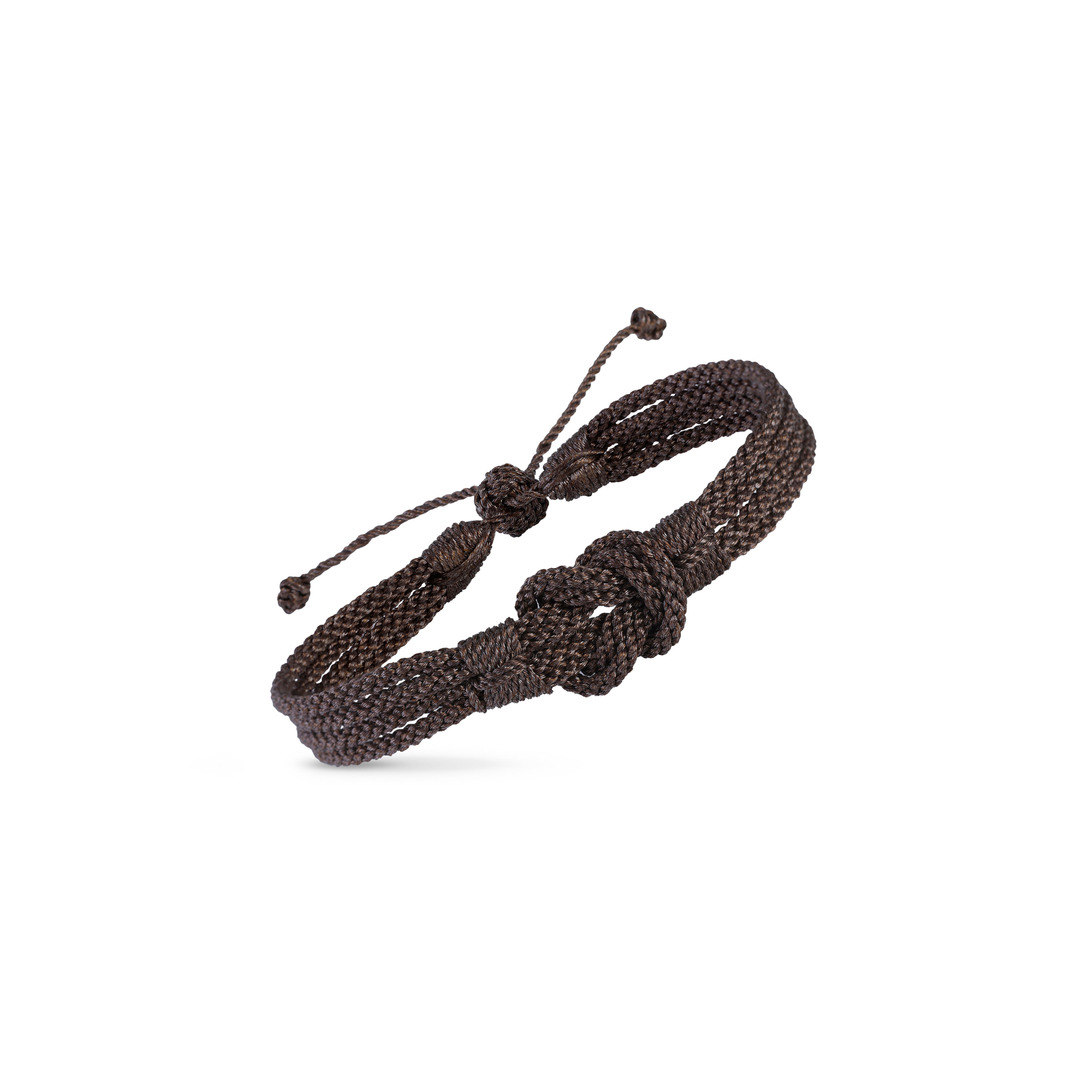 Twist Bracelet in Matte Mocha - Men
