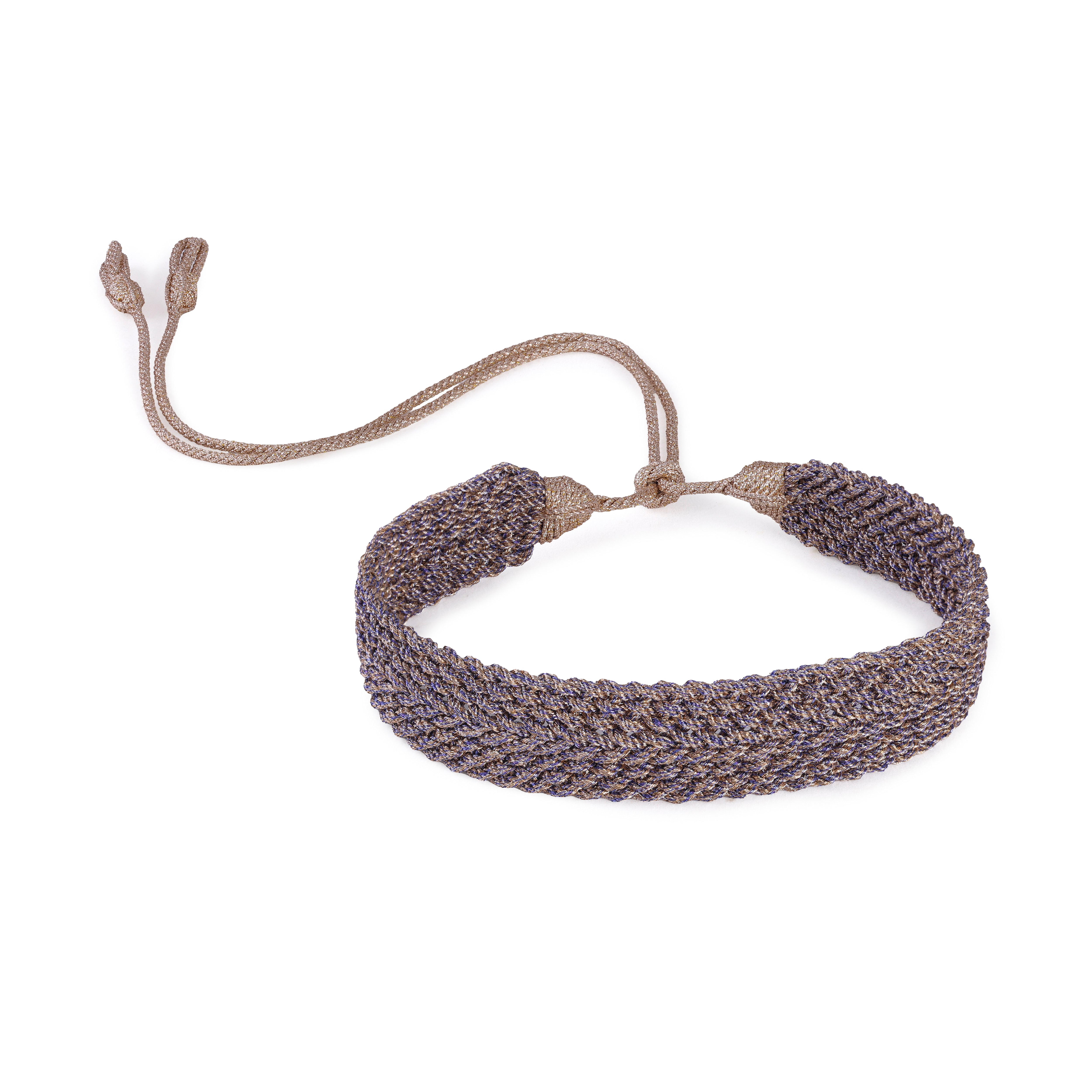 Uzoud nº1 Choker in Rose Gold Lavender Champagne