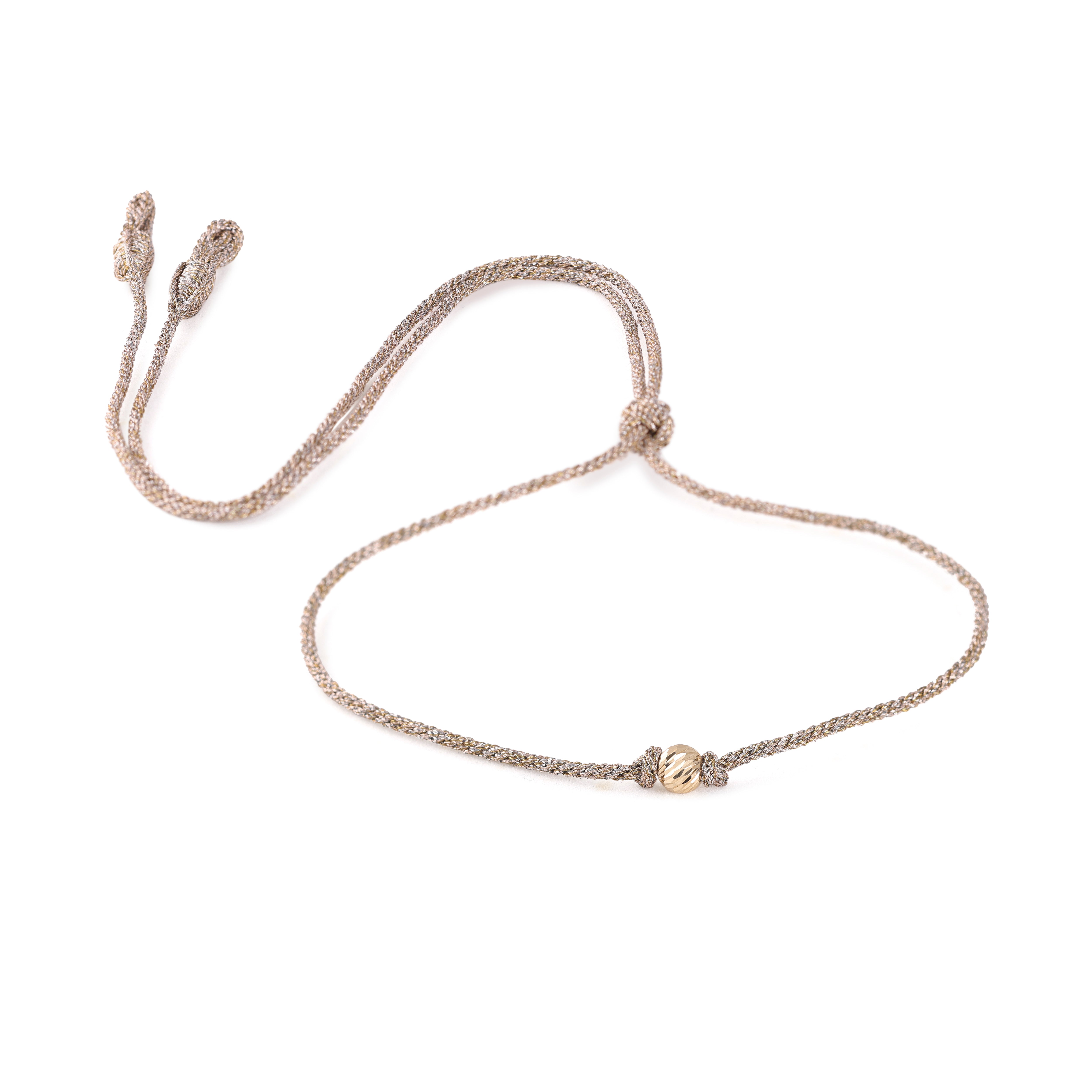 Zina Necklace in Rose Gold Light Stone