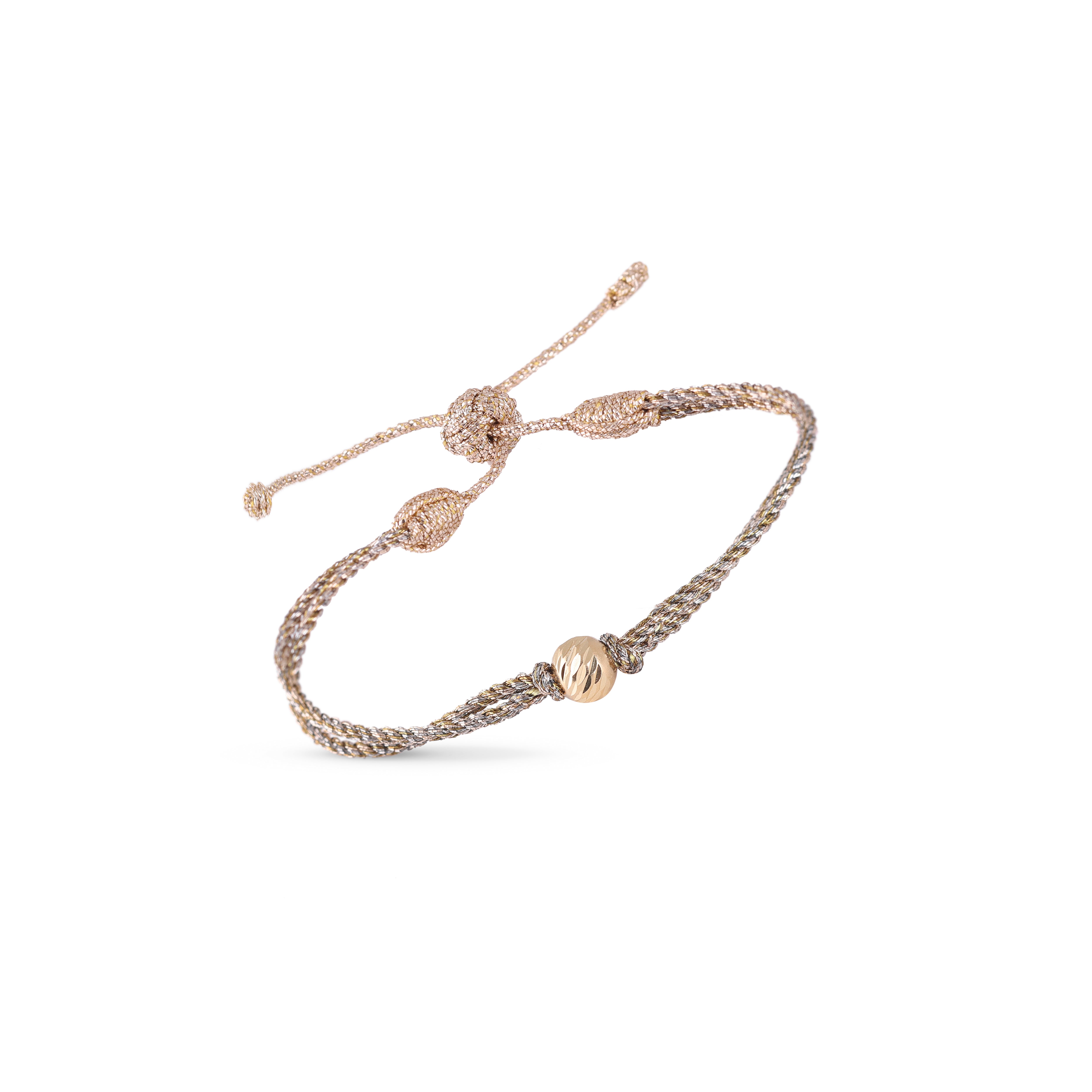 Zina Bracelet in Rose Gold Light Stone w/ 18k gold