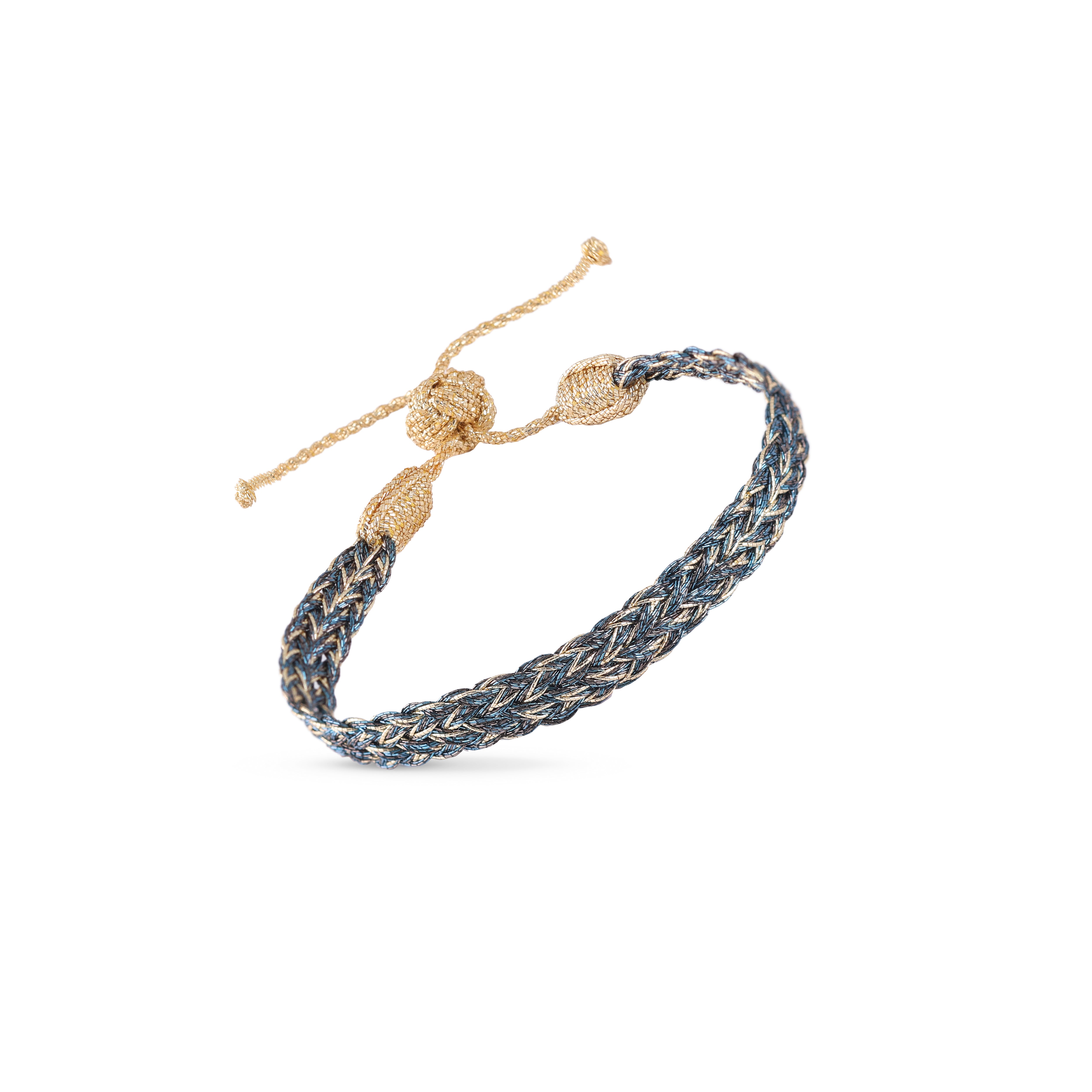 Zyn nº1 Bracelet in Gold Petrol Clay