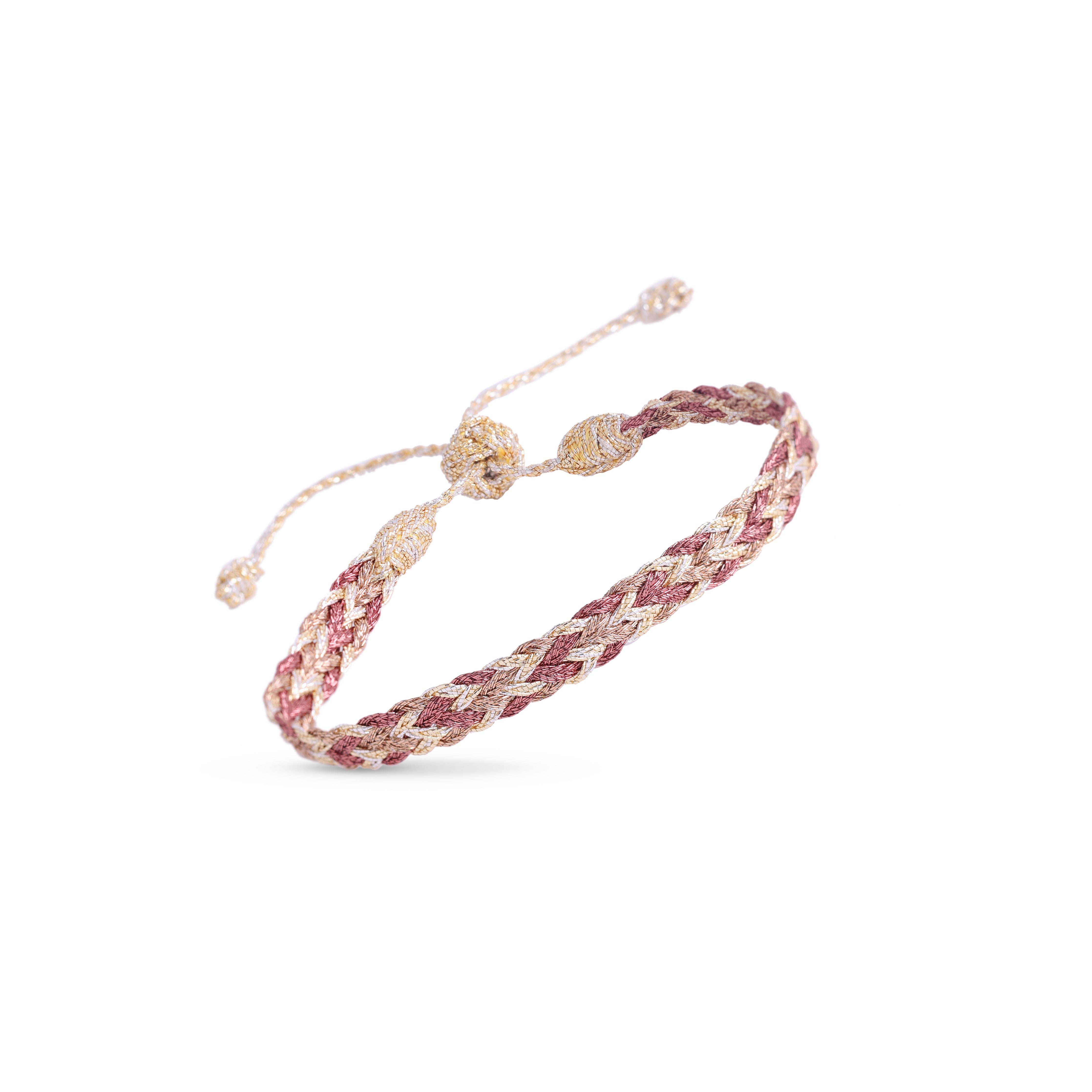 Zyn n°2 Bracelet in Gold & Silver Mahogany