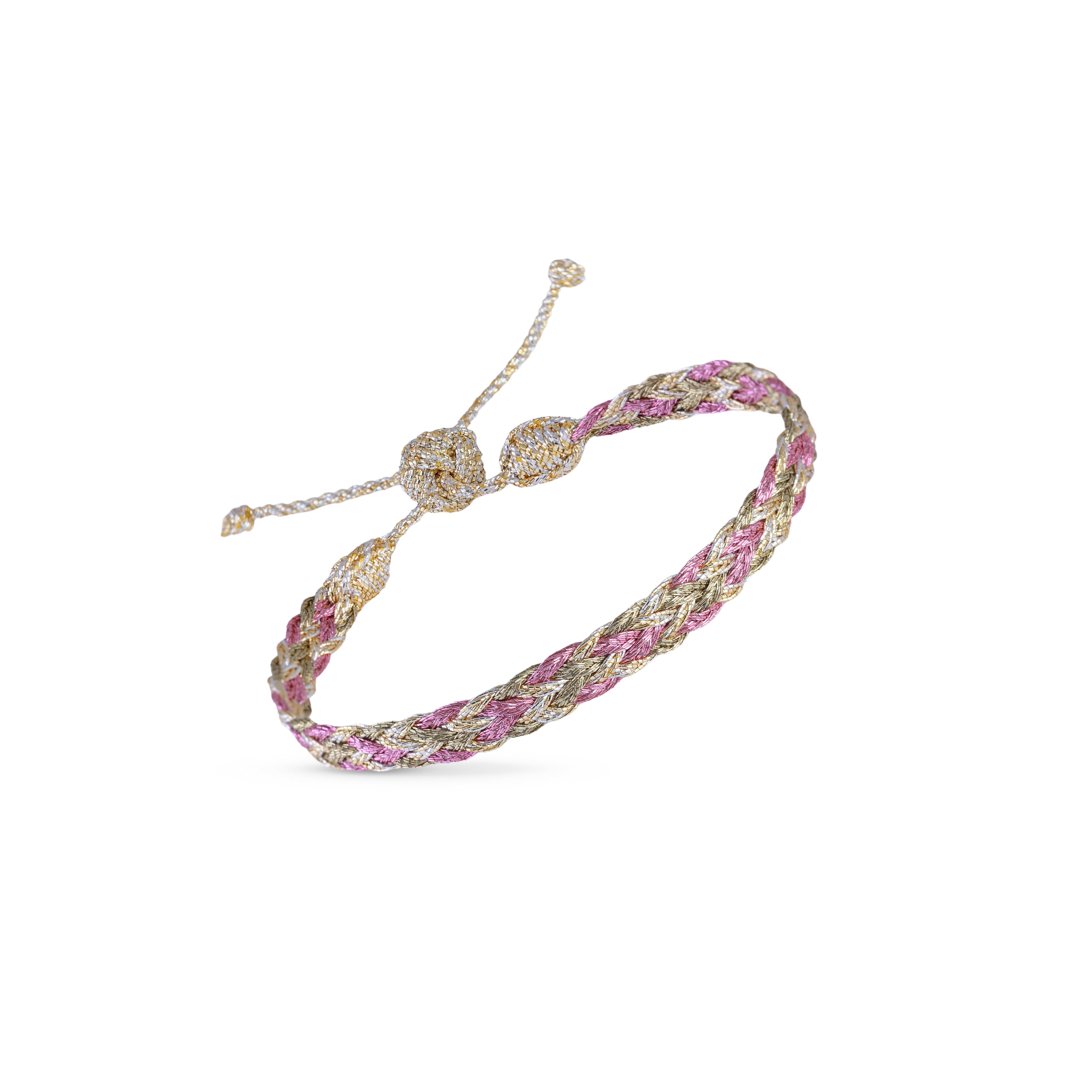Zyn nº2 bracelet in Gold & Silver Flamingo