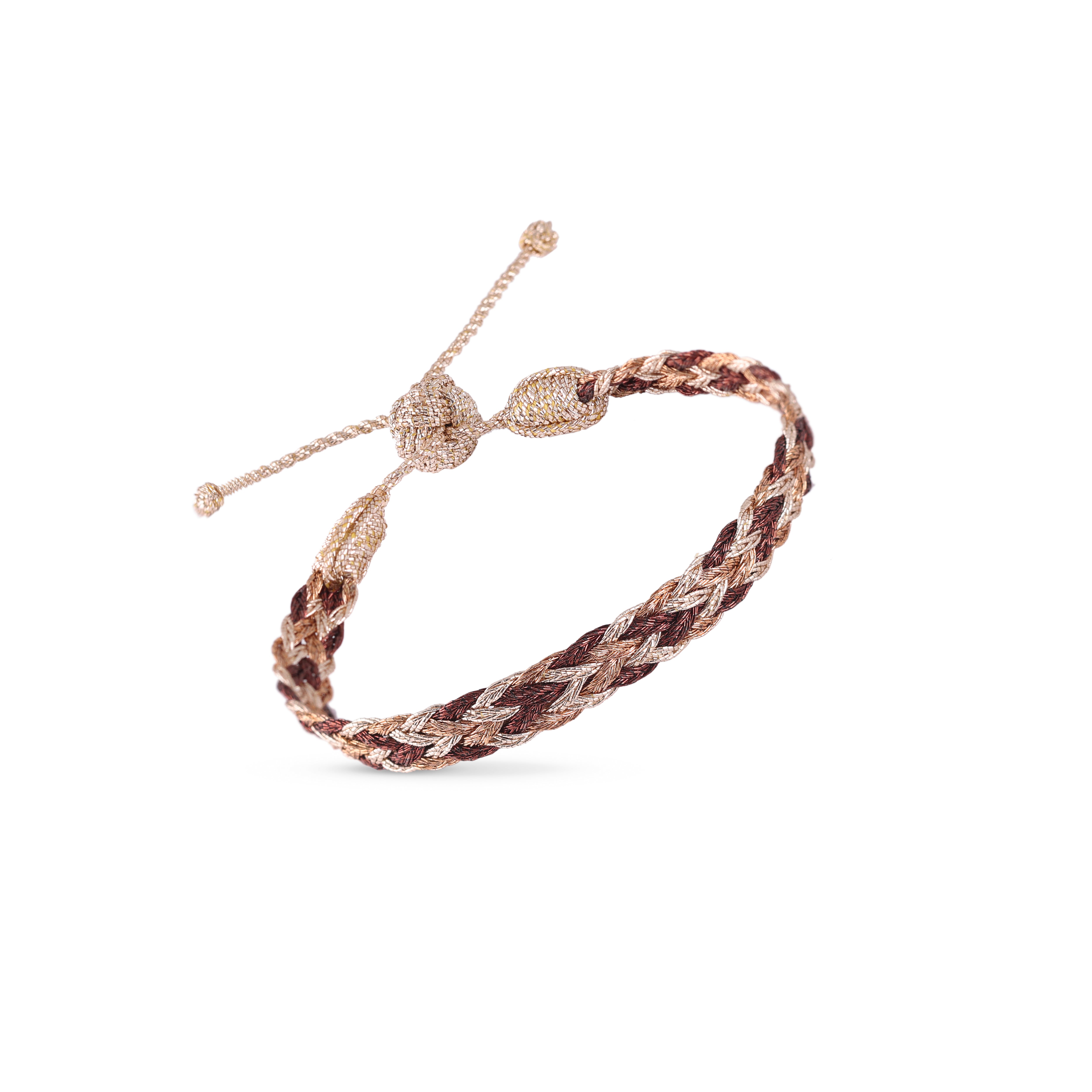 Zyn nº2 Bracelet in Rose Gold Choco Caramel